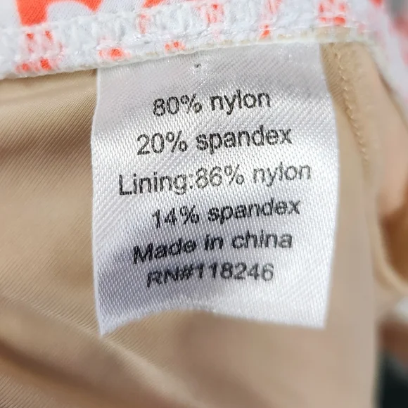 Cabana Life Preppy Beach UPF 50+ Coastal Bikini Set Swim Coral & Turquoise L - Picture 16 of 16